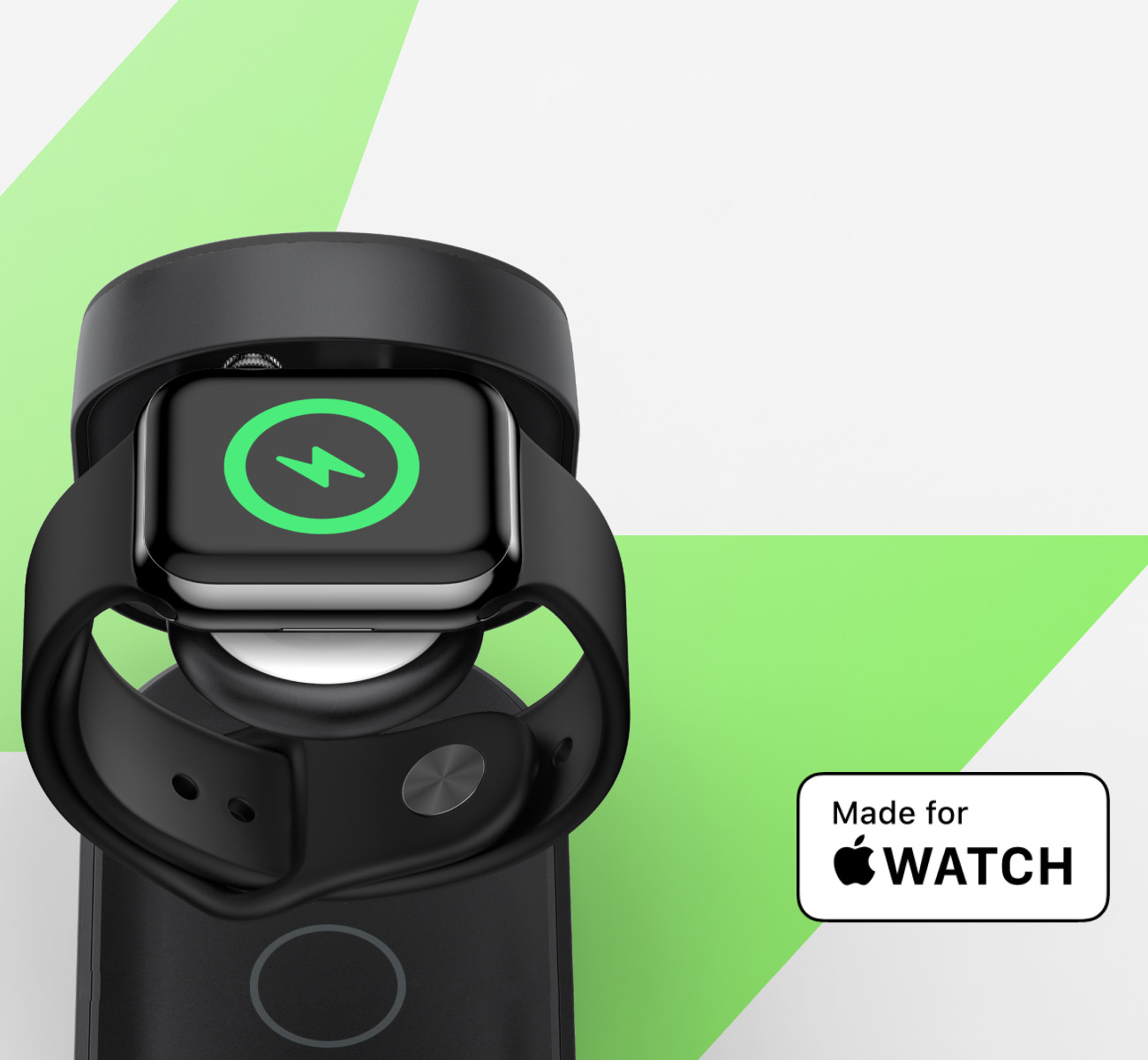 Ładowarka bezprzewodowa, indukcyjna Belkin UltraCharge Magnetic Foldable Charger with MagSafe Qi2.2 25W (WIZ037) + ładowarka sieciowa PSU z kablem do MagSafe dla Apple Watch / AirPods / iPhone, czarna