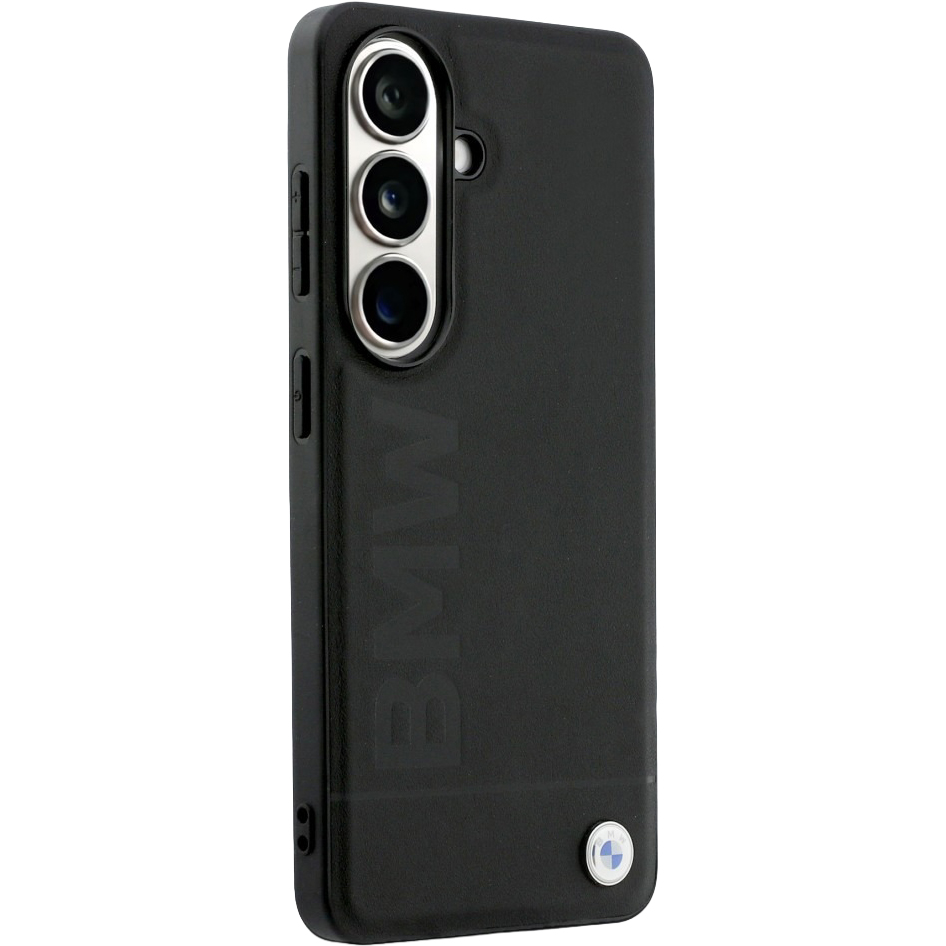 Etui BWM Leather Hot Stamp do Galaxy S26 Plus, czarne