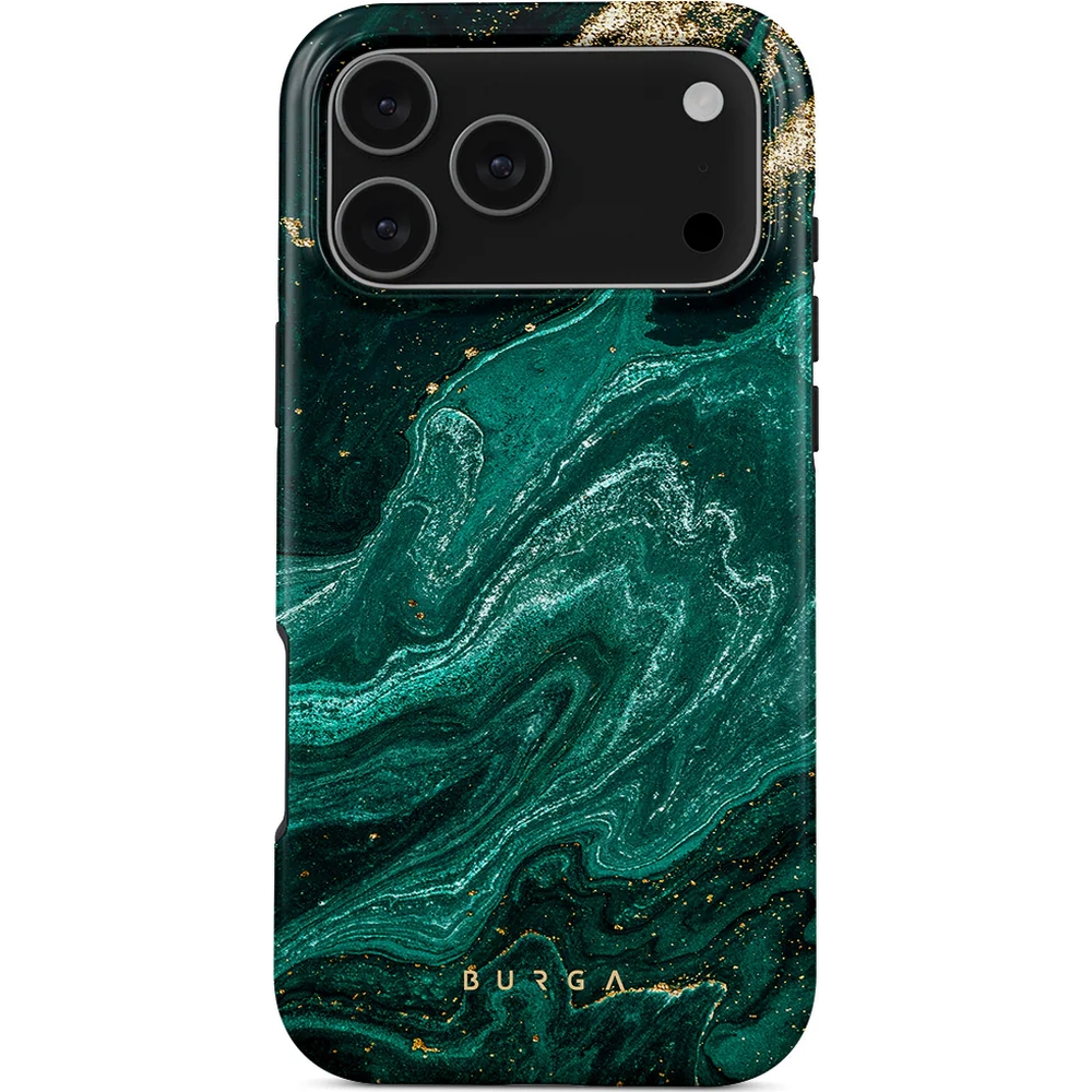 Ekskluzywne etui Burga Emerald Pool Tough Magnetic do iPhone 17 Pro Max, wielokolorowe morskie