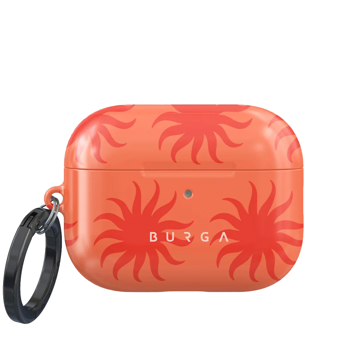 Ekskluzywne etui Burga Sunkissed do AirPods Pro 3, czerwony wzór