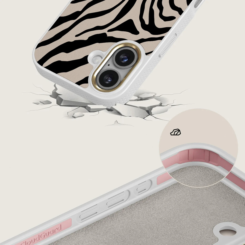 Burga Elite Light MagSafe, etui z podniesionymi rantami i wygodnym chwytem, dopasowane, Imperial Gold