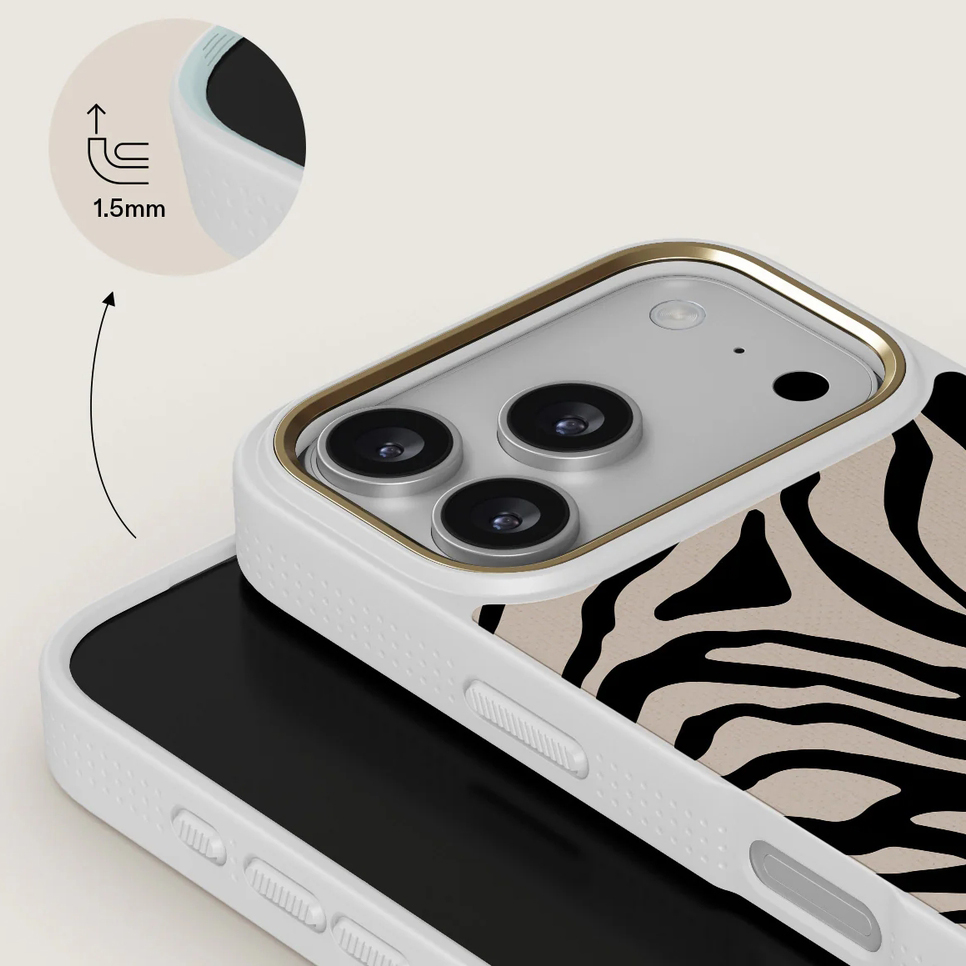Burga Elite Light MagSafe, luksusowe etui z metalowymi detalami, praktyczne, Imperial Gold