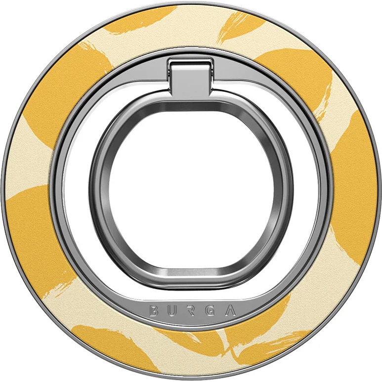 Uchwyt magnetyczny na palec do MagSafe Burga Magnetic Ring Holder, żółte z cytrynami