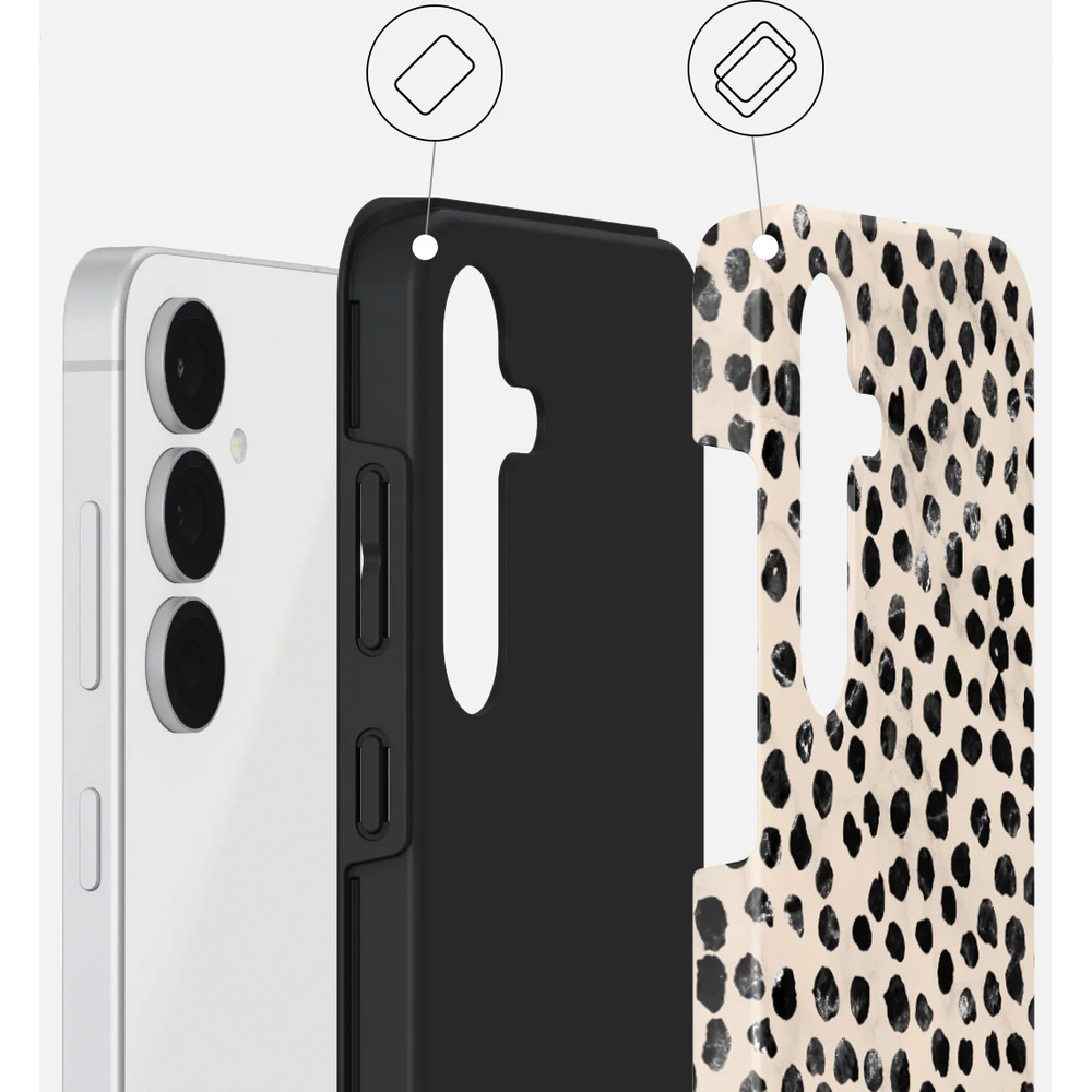 Ekskluzywne etui Burga Tough Magetic do Galaxy S25 FE, Almond Latte