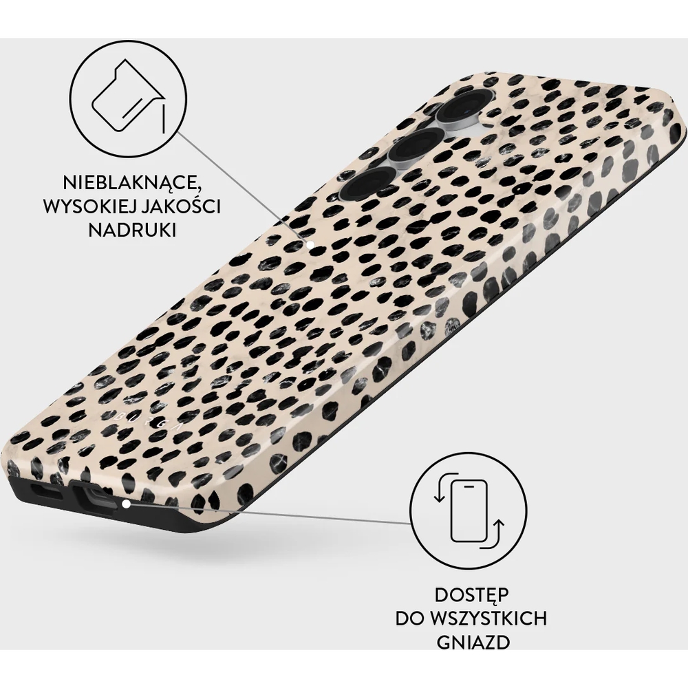 Ekskluzywne etui Burga Tough do Galaxy S25 FE, Almond Latte