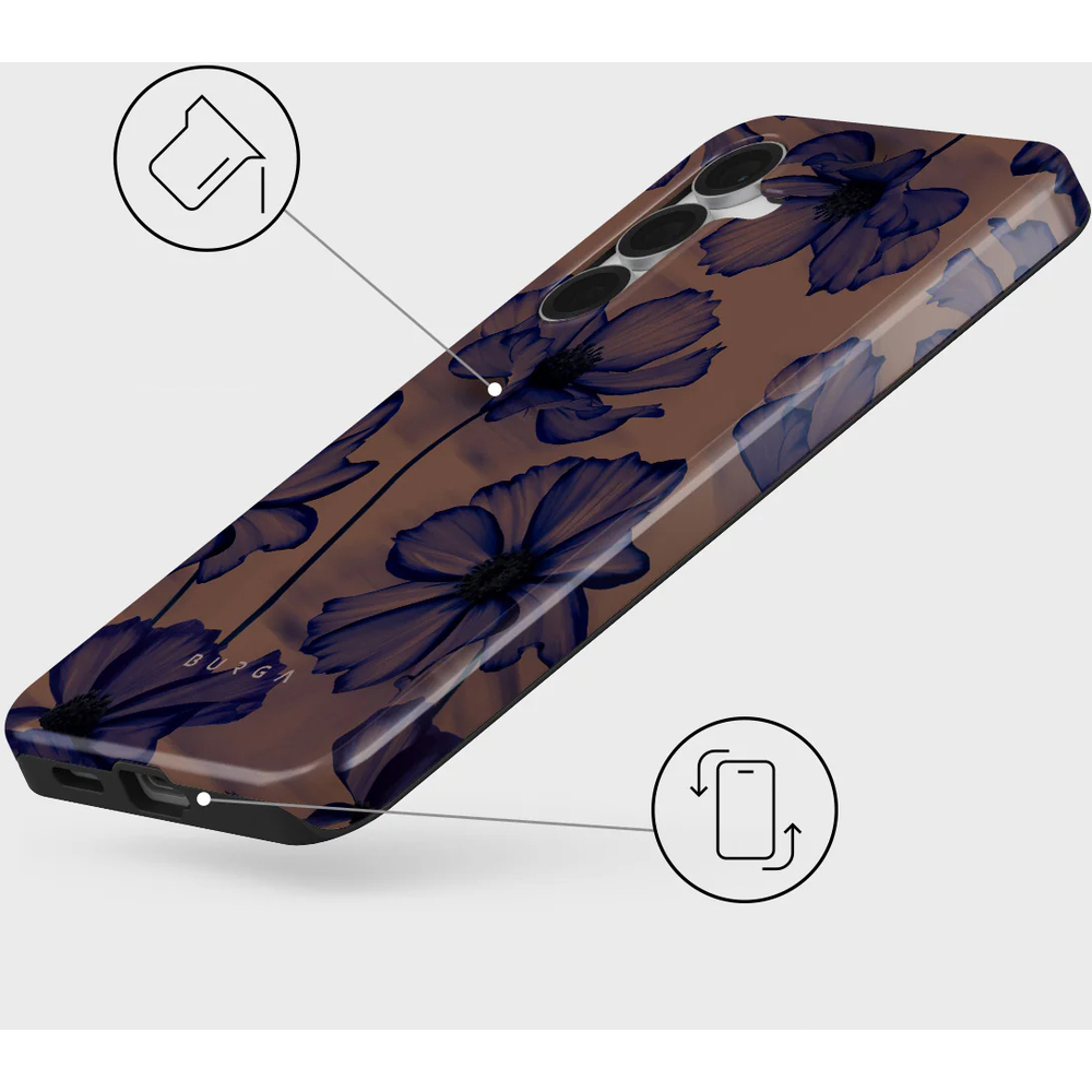 Ekskluzywne etui Burga Tough do Galaxy S25 FE, Velvet Night