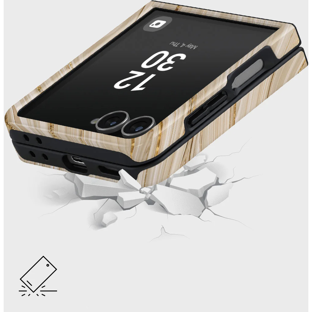 Ekskluzywne etui Burga Tough Magetic do Galaxy Z Flip7, Full Glam