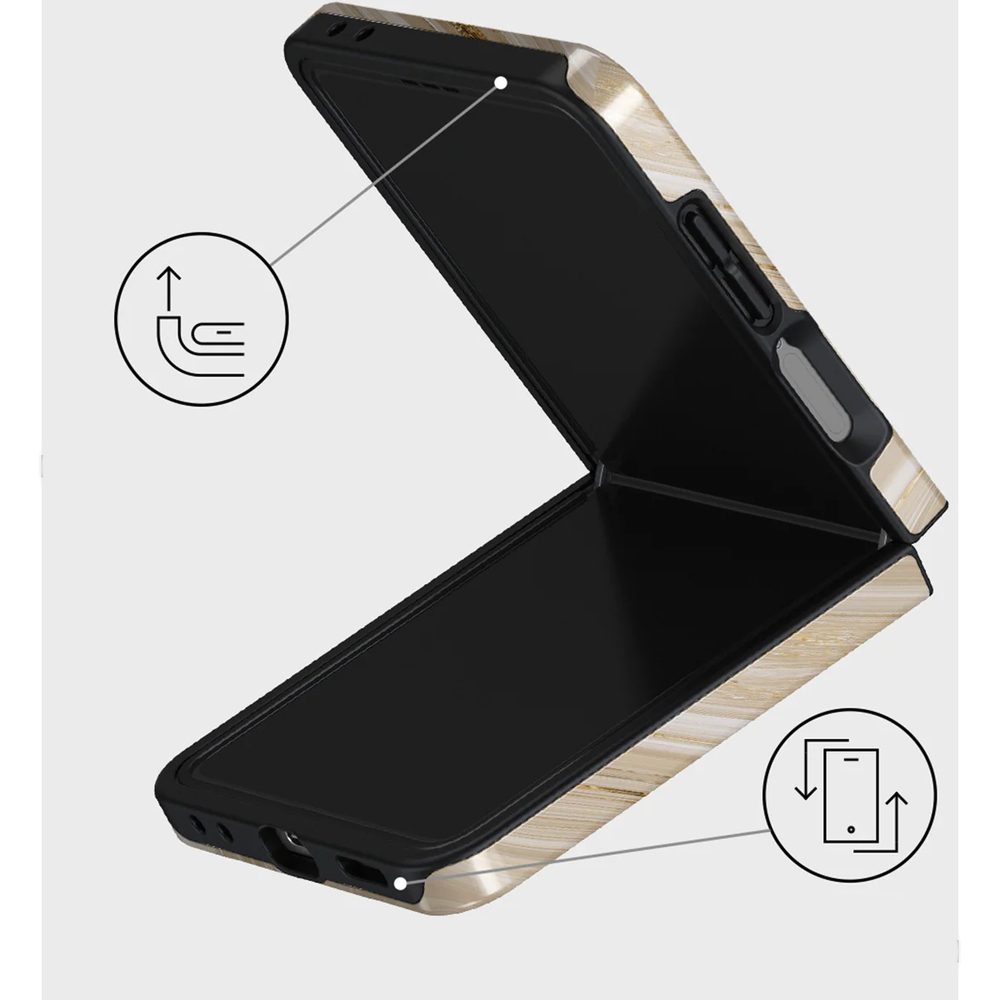 Ekskluzywne etui Burga Tough do Galaxy Z Flip7, Full Glam