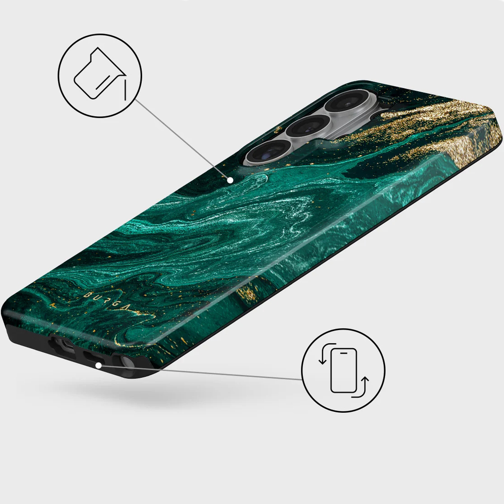 Ekskluzywne etui Burga Tough Magnetic do Galaxy S26 Ultra, Emerald Pool