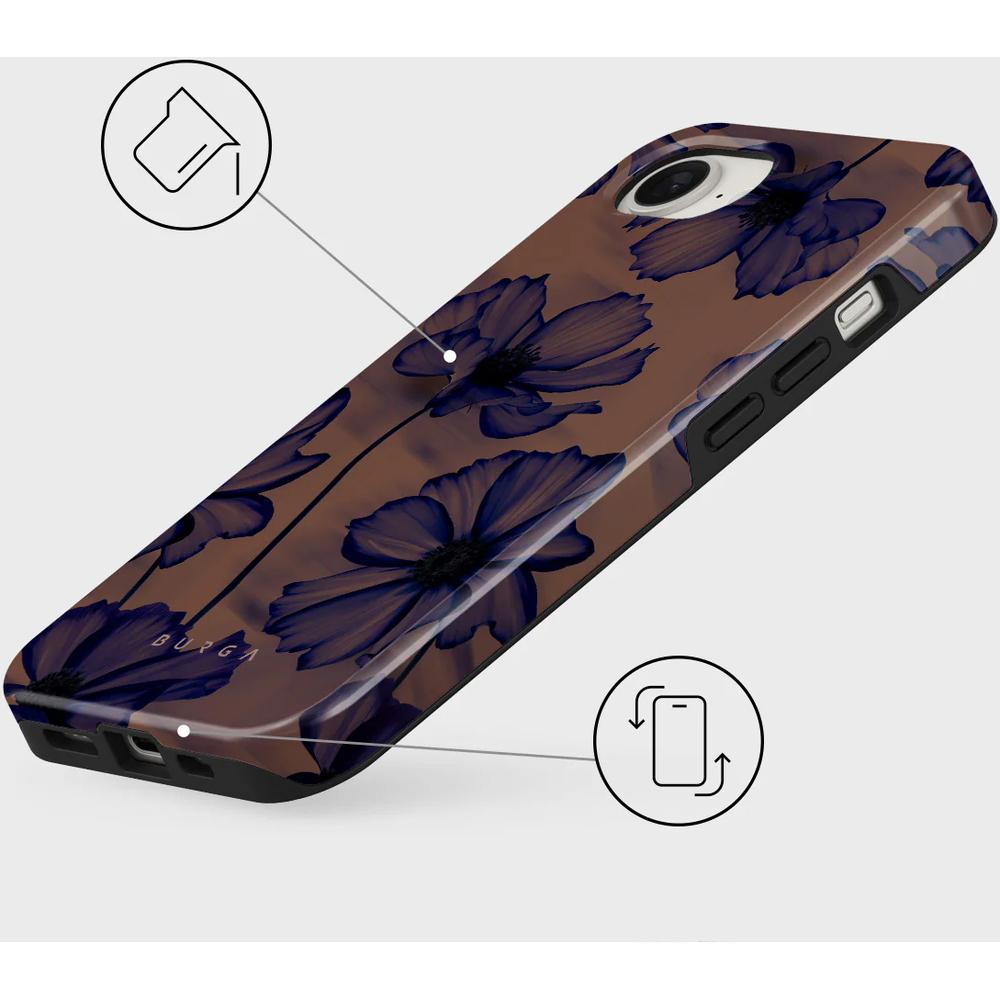 Ekskluzywne etui Burga Tough Magnetic do iPhone 17e, Velvet Night