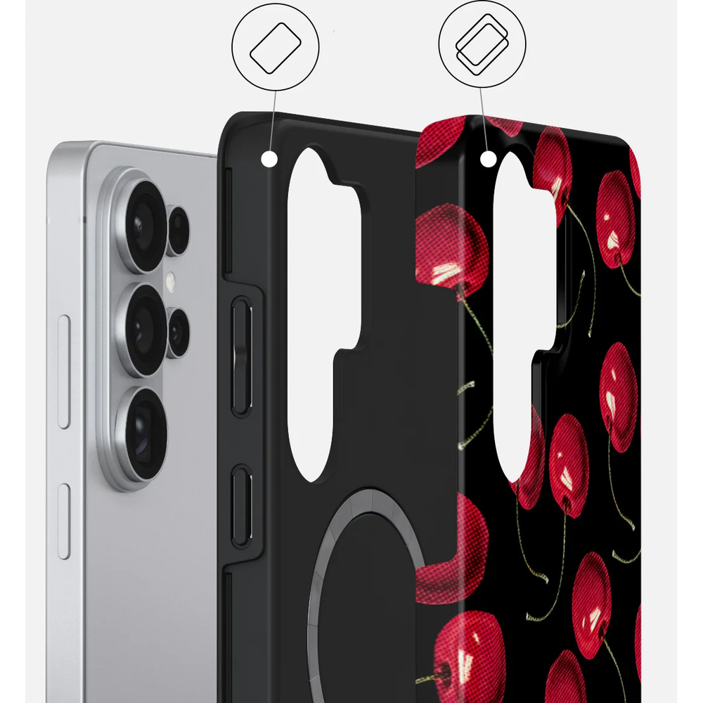 Ekskluzywne etui Burga Tough Magnetic do Galaxy S26 Ultra, Cherrybomb