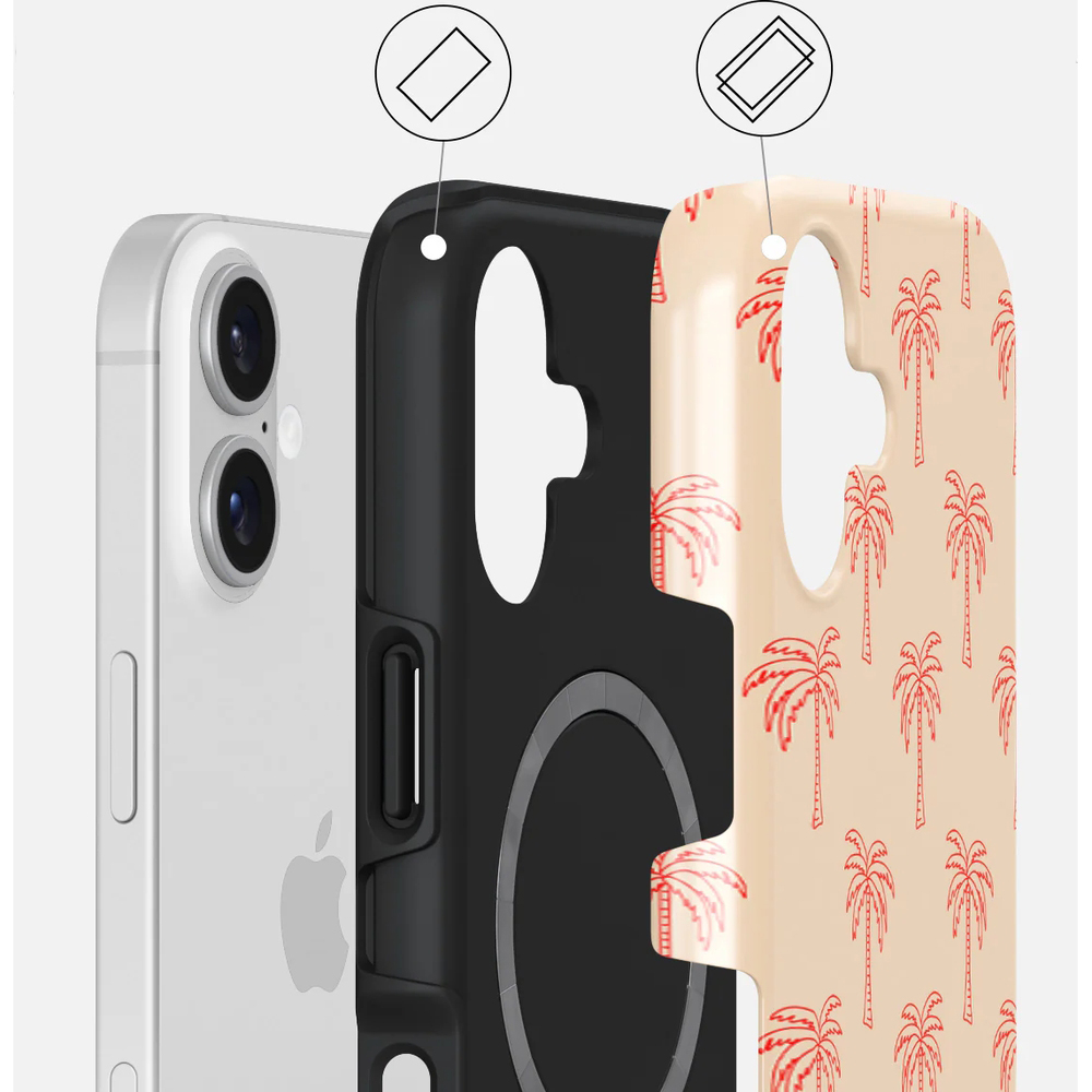 Ekskluzywne etui Burga Tough Magnetic do iPhone 17, Happy Hour