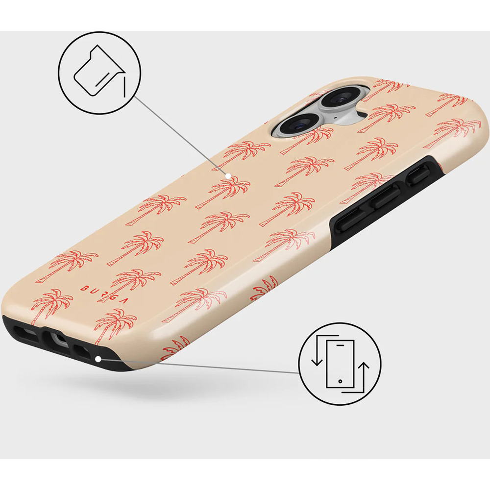 Ekskluzywne etui Burga Tough Magnetic do iPhone 17, Happy Hour