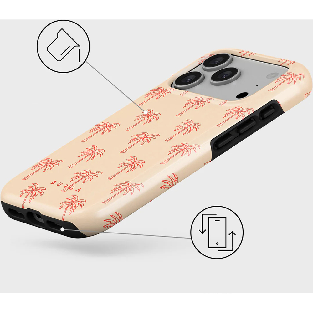 Ekskluzywne etui Burga Tough Magnetic do iPhone 17 Pro, Happy Hour