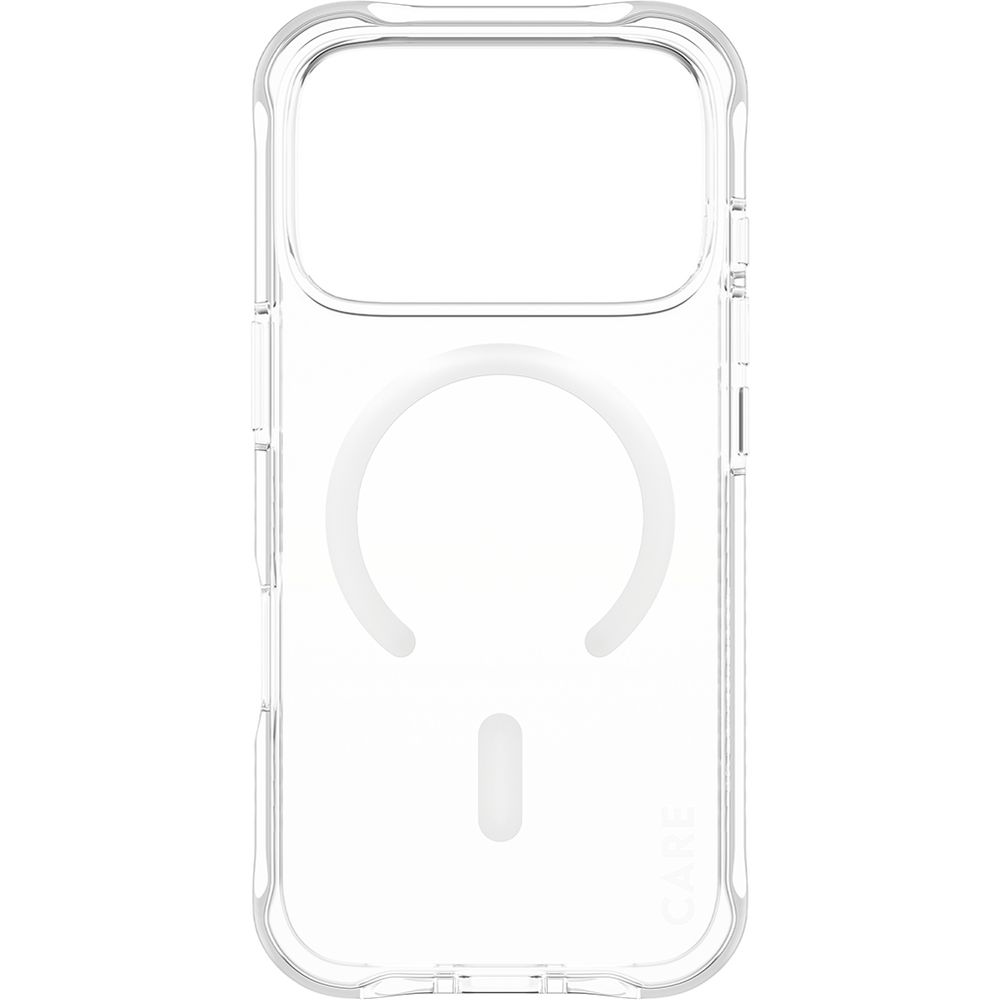Etui CARE by PanzerGlass Fashionable Case Samba do MagSafe do iPhone 17 Pro, przezroczysto-białe