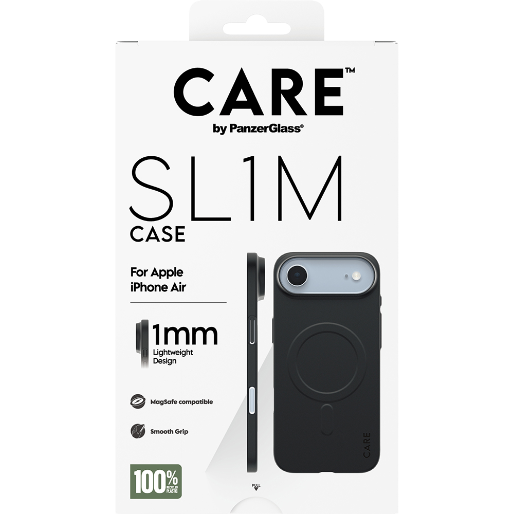 CARE by PanzerGlass SL1M, magnetyczny uchwyt, mocny magnes MagSafe, czarne