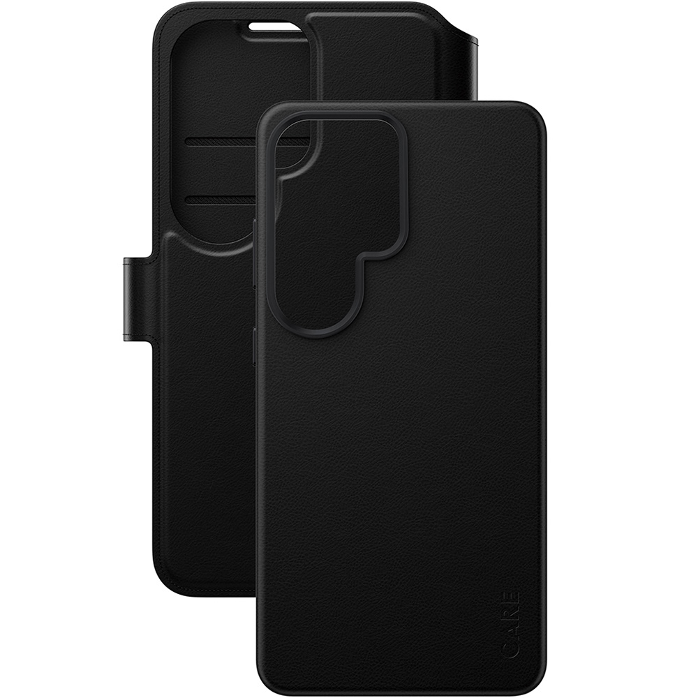 EtEtui z klapką CARE by PanzerGlass Tango 2w1 Wallet do Galaxy S26 Ultra, do MagSafe, czarne