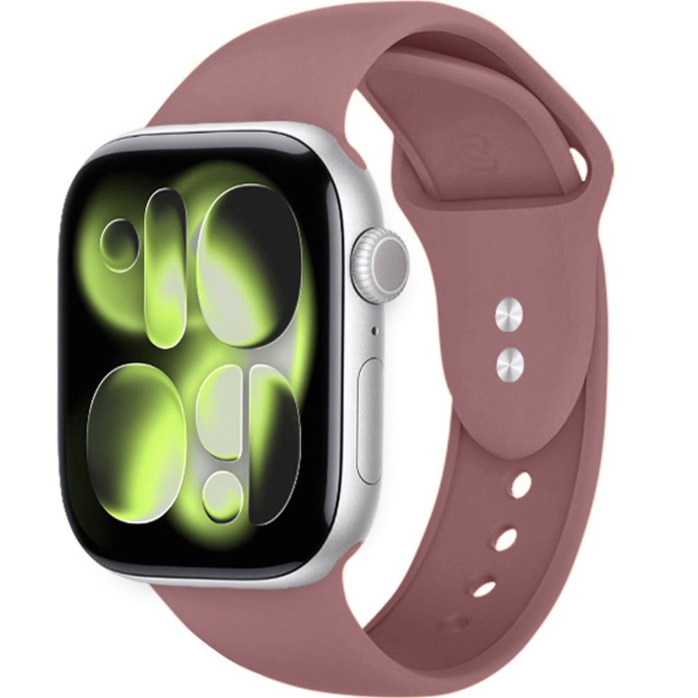 Pasek Crong Liquid Band do Apple Watch 42/41/40/38 mm, brudny róż
