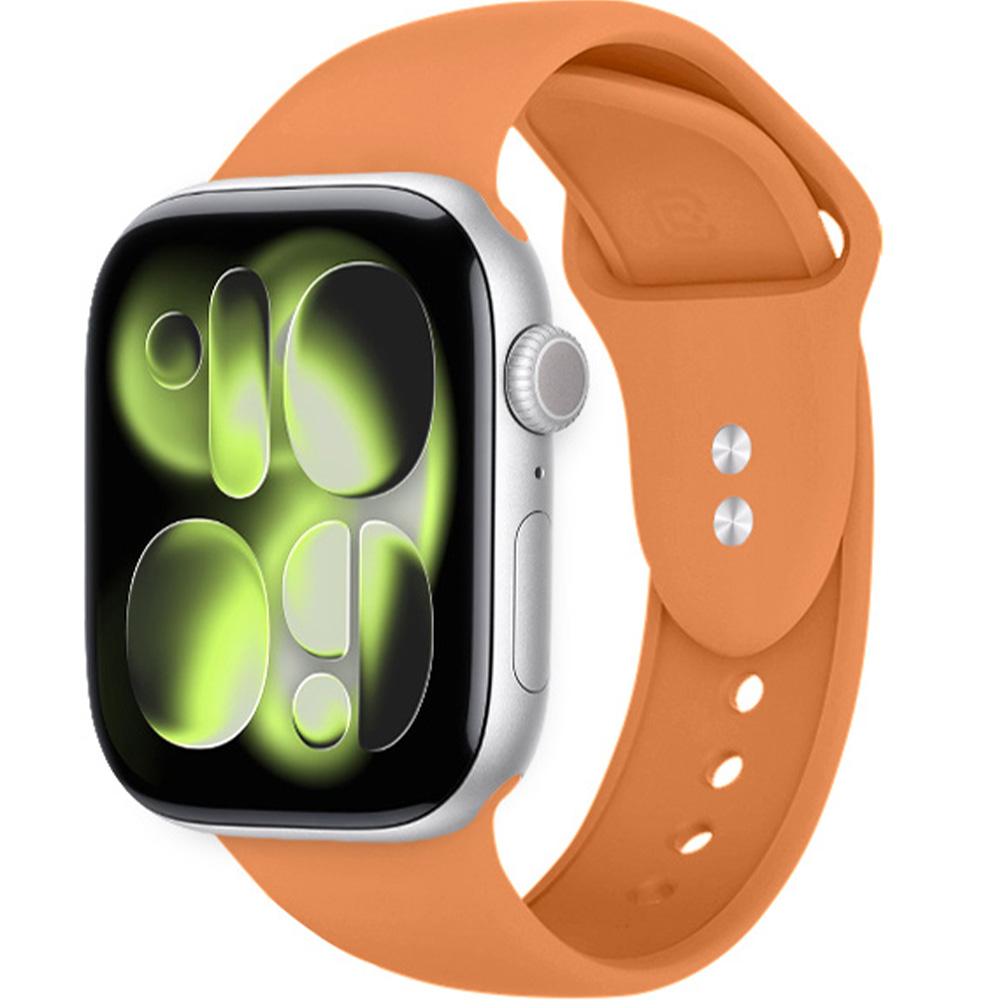 Pasek Crong Liquid Band do Apple Watch 42/41/40/38 mm, pomarańczowy