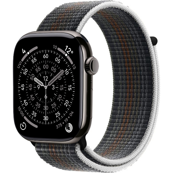 Pasek Crong Nylon do Apple Watch 42/41/40/38 mm, wielobarwny