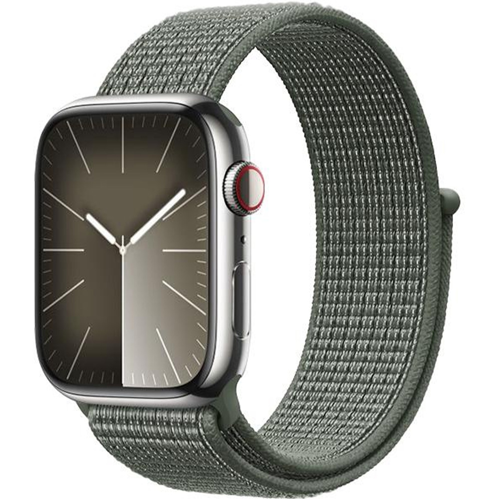 Pasek Crong Nylon do Apple Watch 42/41/40/38 mm, zielony