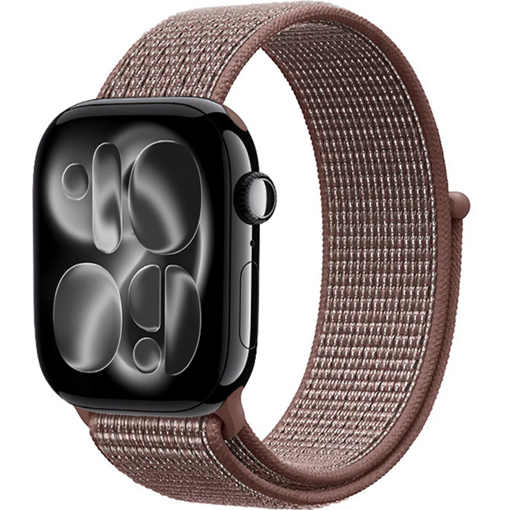 Pasek Crong Nylon do Apple Watch 42/41/40/38 mm, brązowy