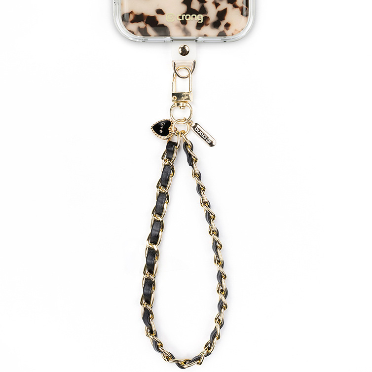 Crong Phone Charm, zawieszka czarno złota