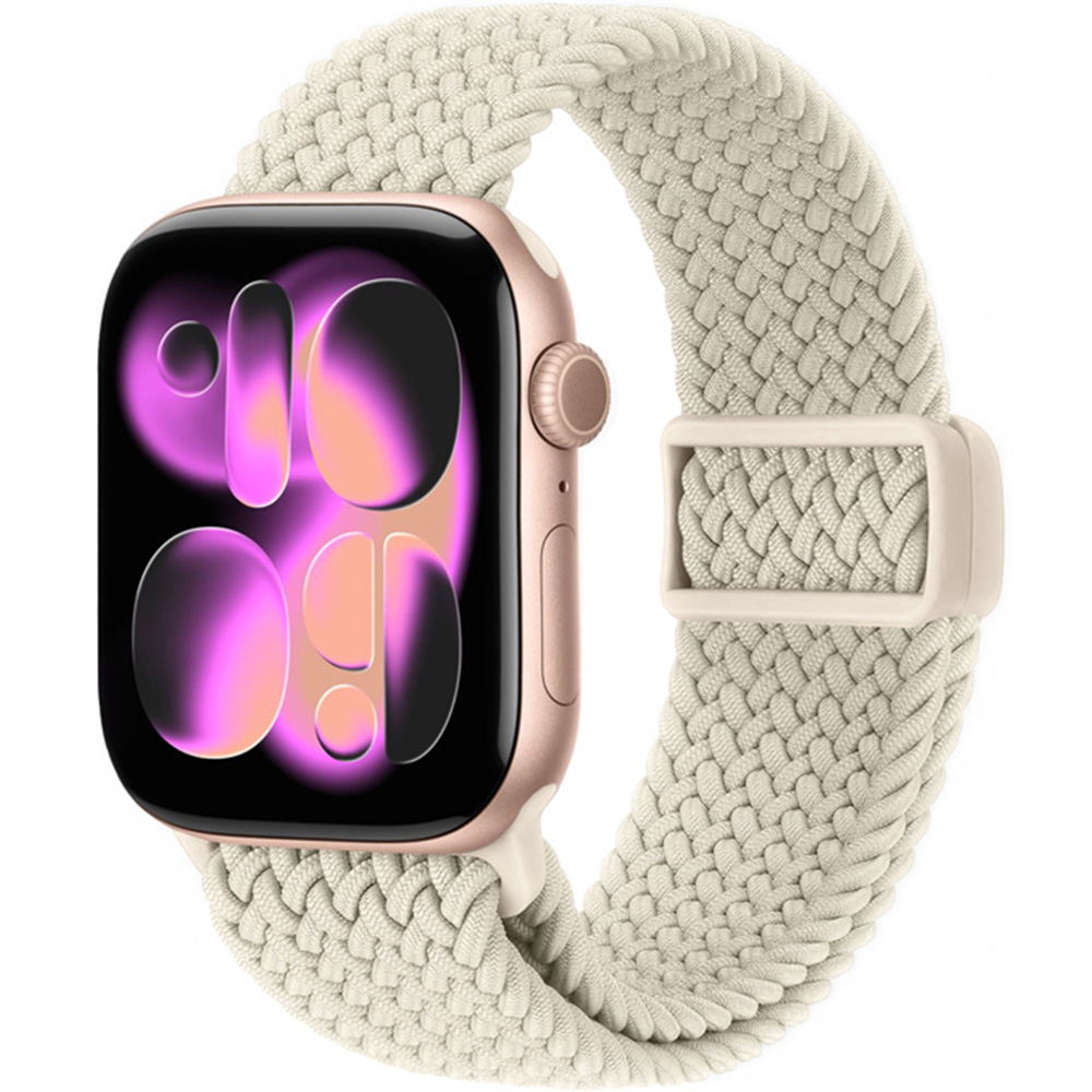 Pasek Crong Wave Band do Apple Watch 42/41/40/38 mm, beżowy