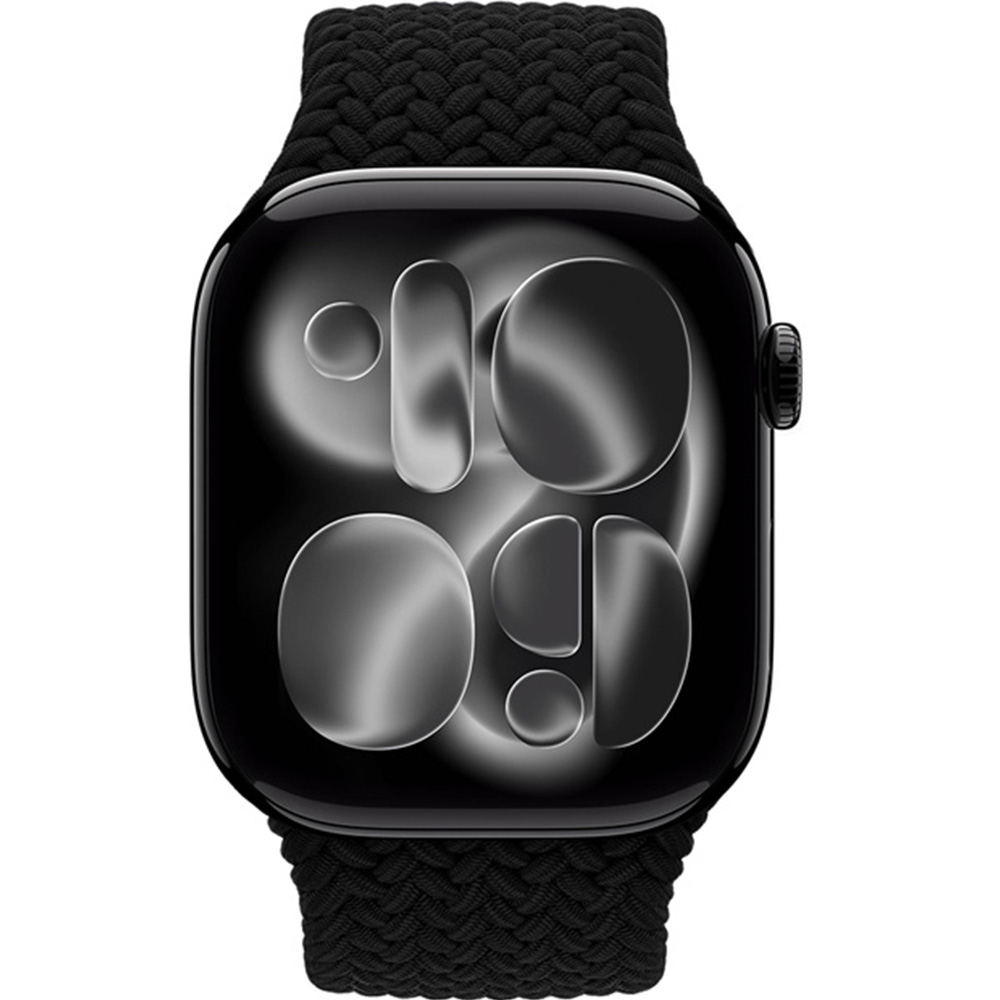 Pasek Crong Wave Band do Apple Watch 42/41/40/38 mm, czarny
