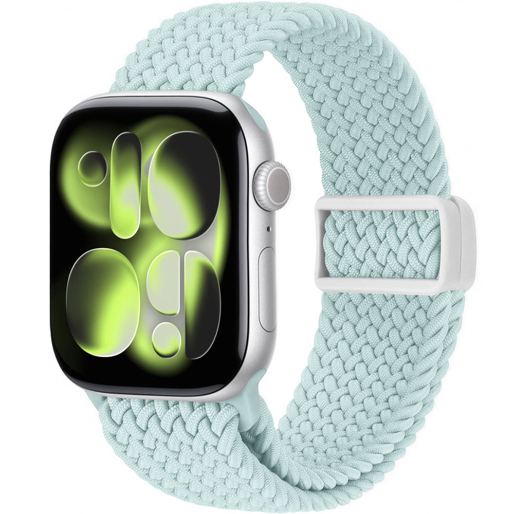 Pasek Crong Wave Band do Apple Watch 42/41/40/38 mm, miętowy