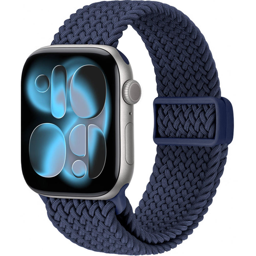 Pasek Crong Wave Band do Apple Watch 42/41/40/38 mm, granatowy