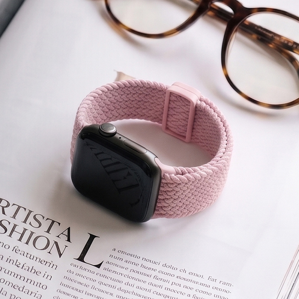 Pasek Crong Wave Band do Apple Watch 42/41/40/38 mm, różowy