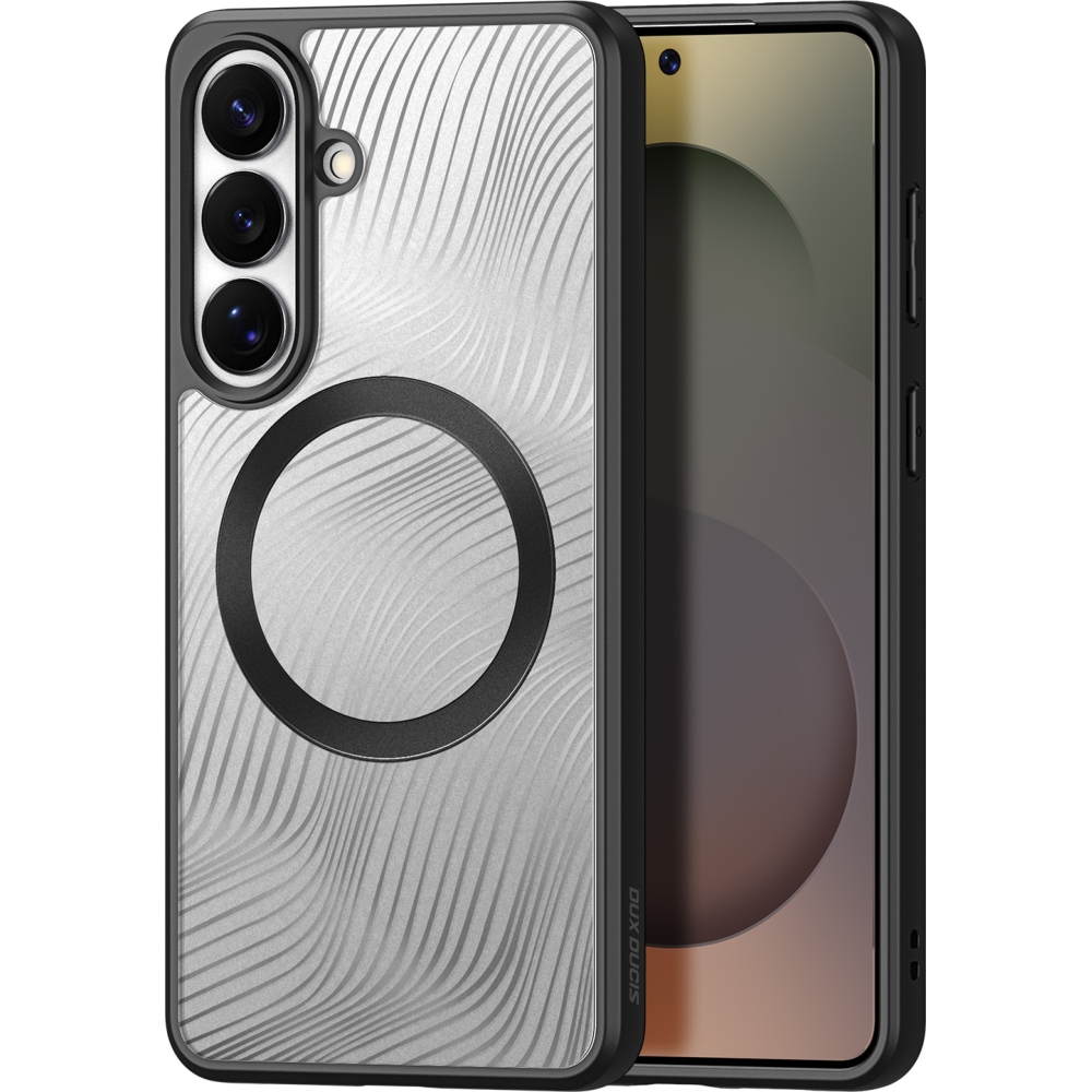 Etui Dux Ducis Aimo Mag do Galaxy S26 Plus, czarno-przezroczyste
