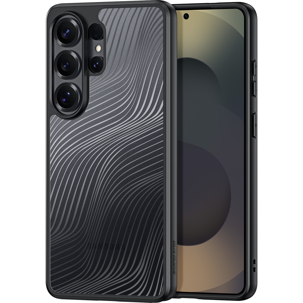 Etui ochronne Dux Ducis AIMO do Galaxy S26 Ultra, czarno-przezroczyste