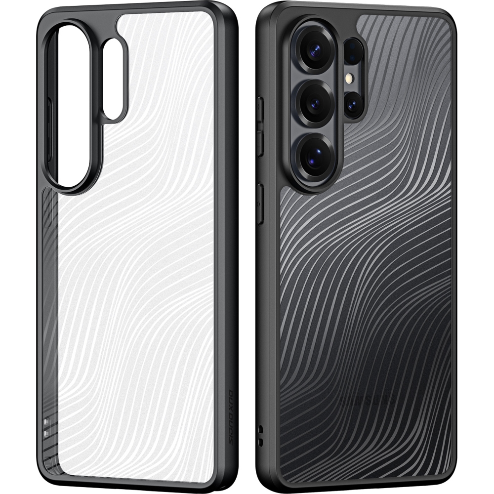 Etui ochronne Dux Ducis AIMO do Galaxy S26 Ultra, czarno-przezroczyste