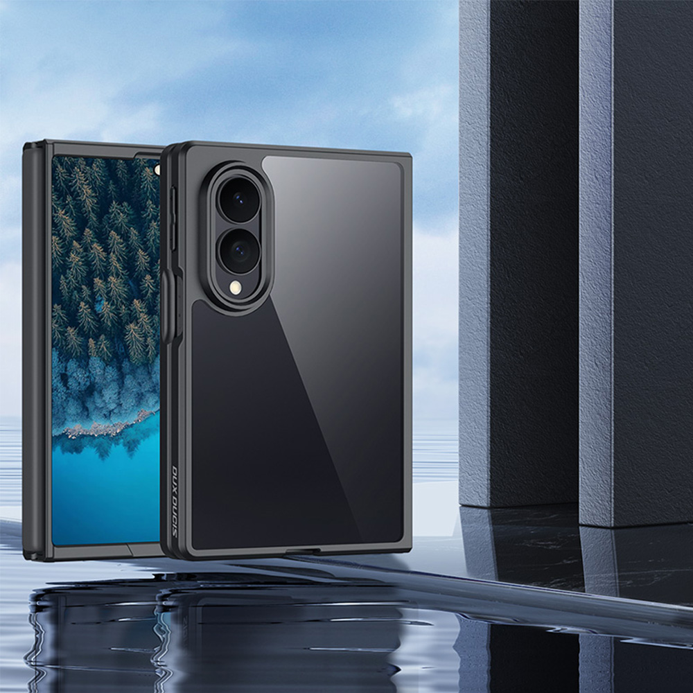 Etui Dux Ducis AIMO do Galaxy Z Fold8, przezroczyste z czarną ramką