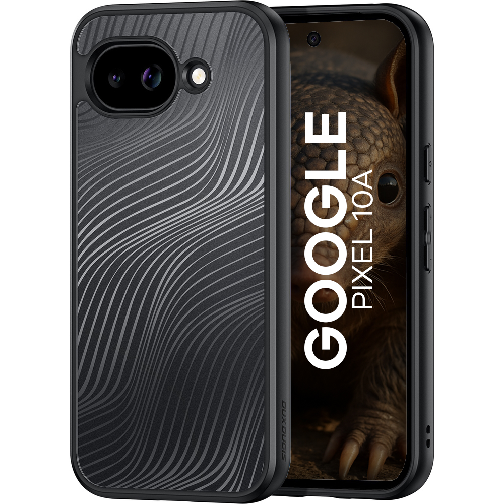 Etui ochronne Dux Ducis AIMO do Google Pixel 10a, przezroczyste z czarną ramką