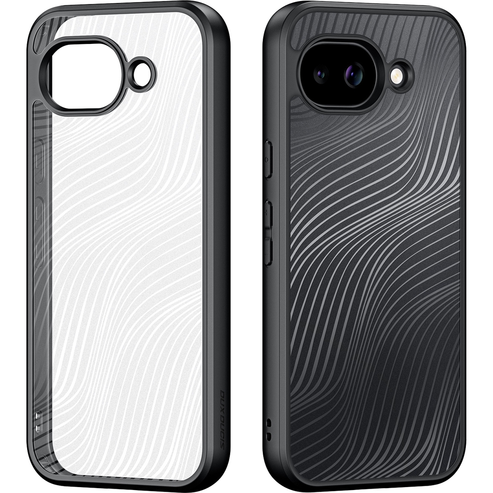 Etui ochronne Dux Ducis AIMO do Google Pixel 10a, przezroczyste z czarną ramką