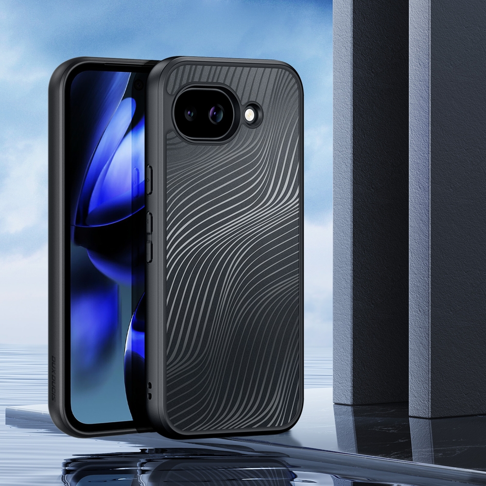 Etui ochronne Dux Ducis AIMO do Google Pixel 10a, przezroczyste z czarną ramką