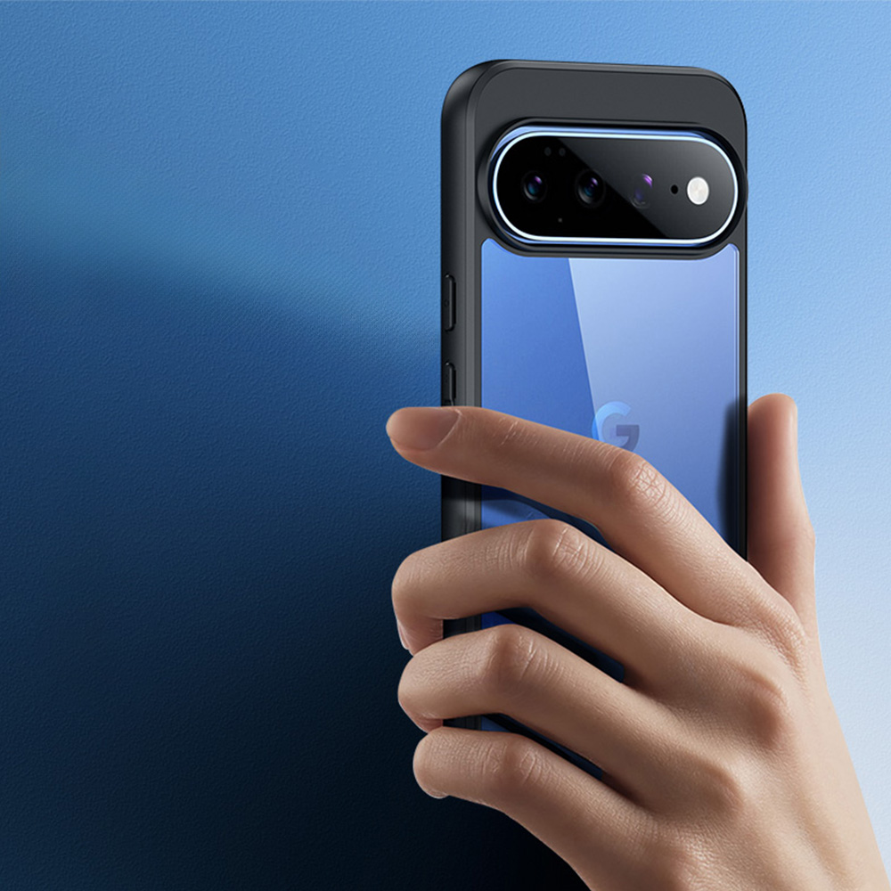 Etui ochronne Dux Ducis AIMO do Google Pixel 11 Pro XL, przezroczyste z czarną ramką