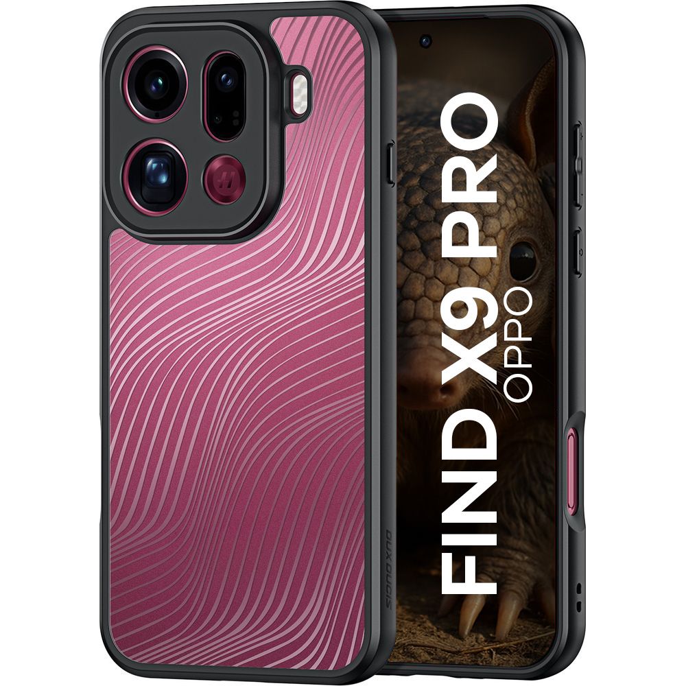 Etui ochronne Dux Ducis AIMO do Oppo Find X9 Pro, przezroczyste z czarną ramką