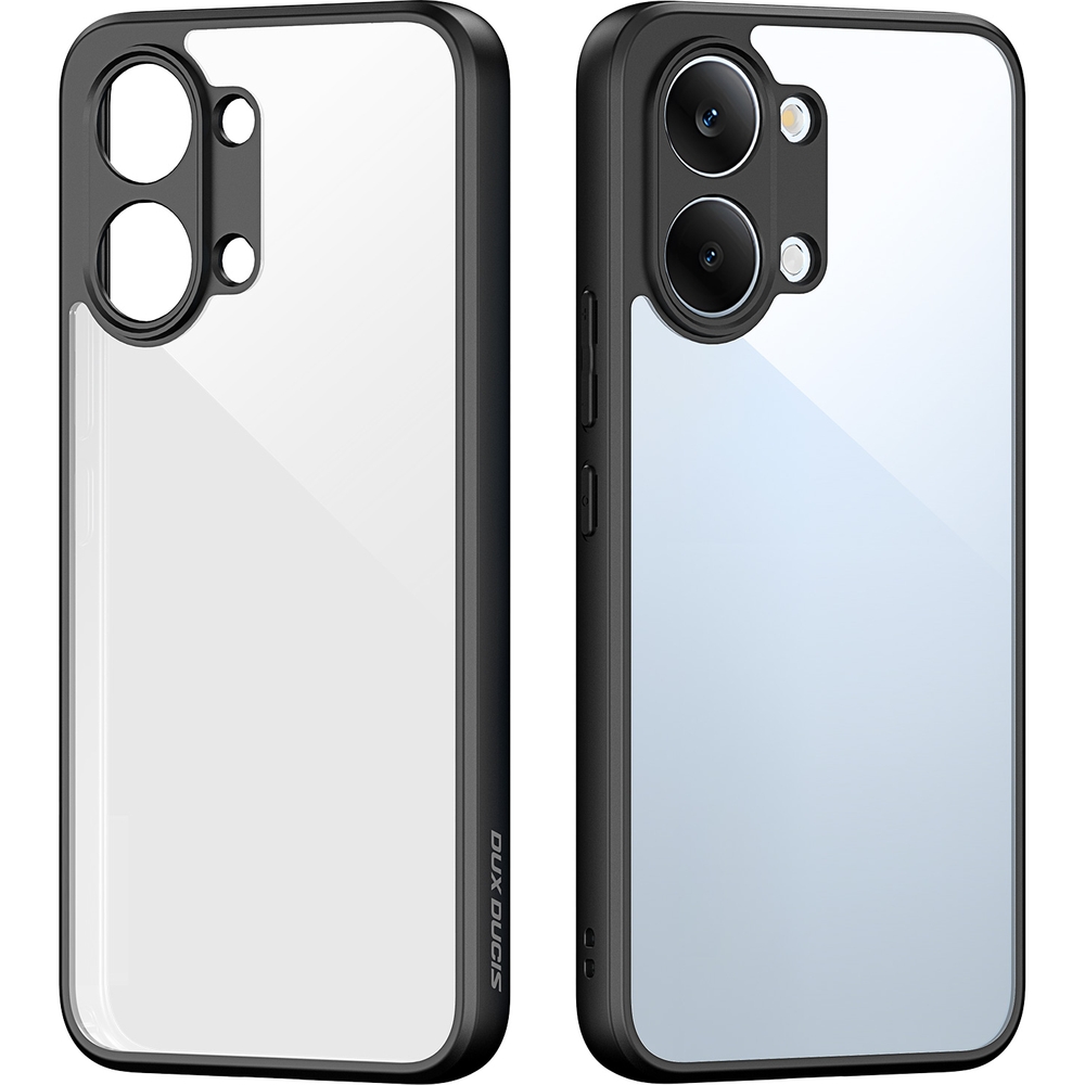 Etui ochronne Dux Ducis AIMO do Xiaomi POCO X8 Pro Max, przezroczyste z czarną ramką