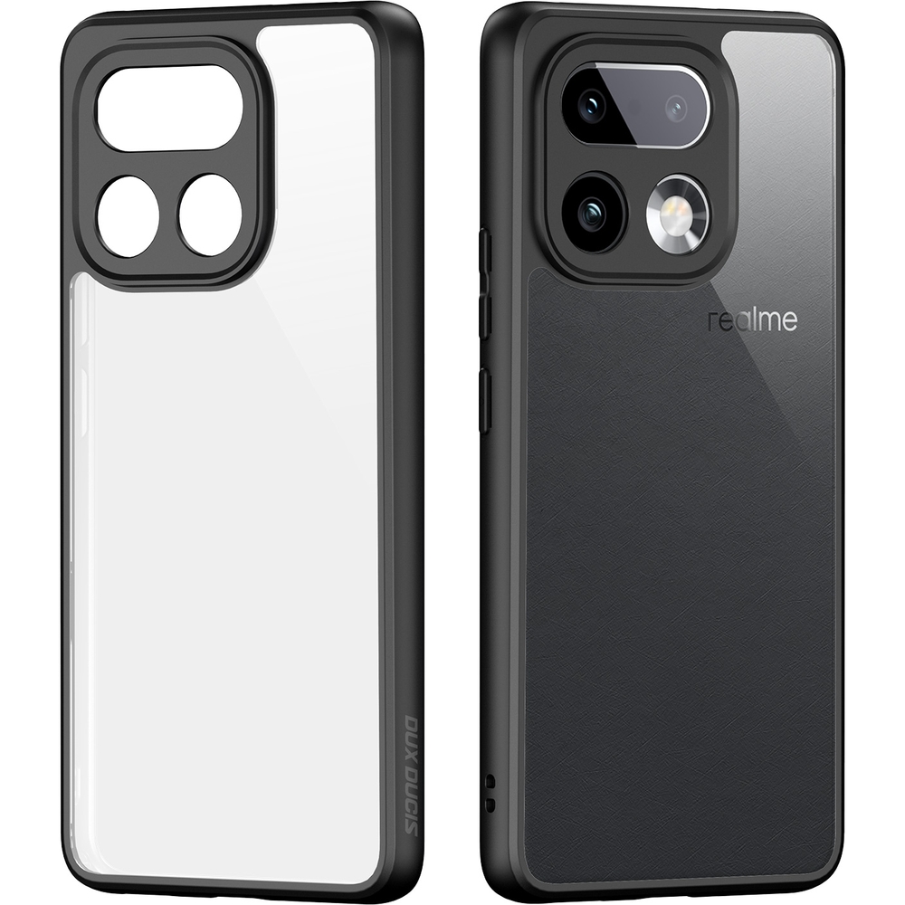 Etui ochronne Dux Ducis AIMO do Oppo Reno 16 Pro Plus, przezroczyste z czarną ramką