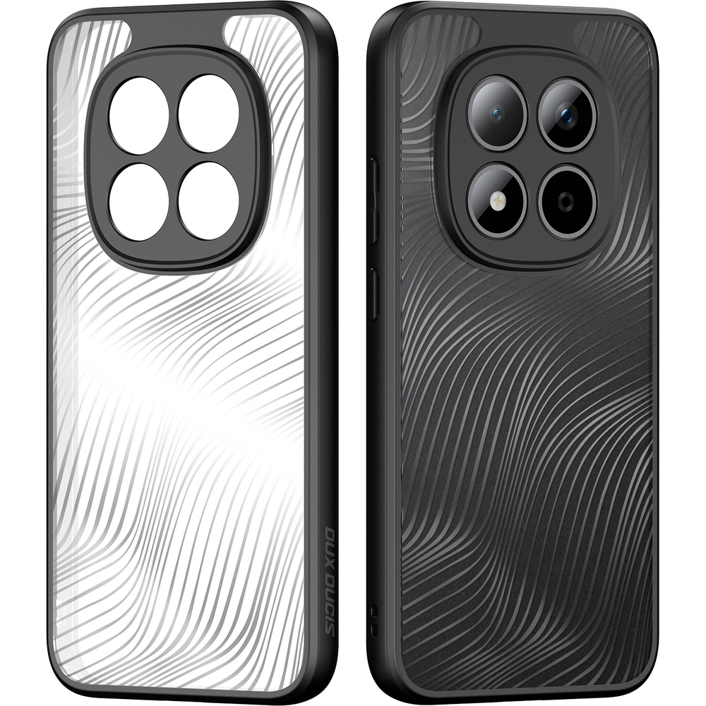 Etui ochronne Dux Ducis AIMO do Redmi Note 15 Pro 5G, przezroczyste z czarną ramką