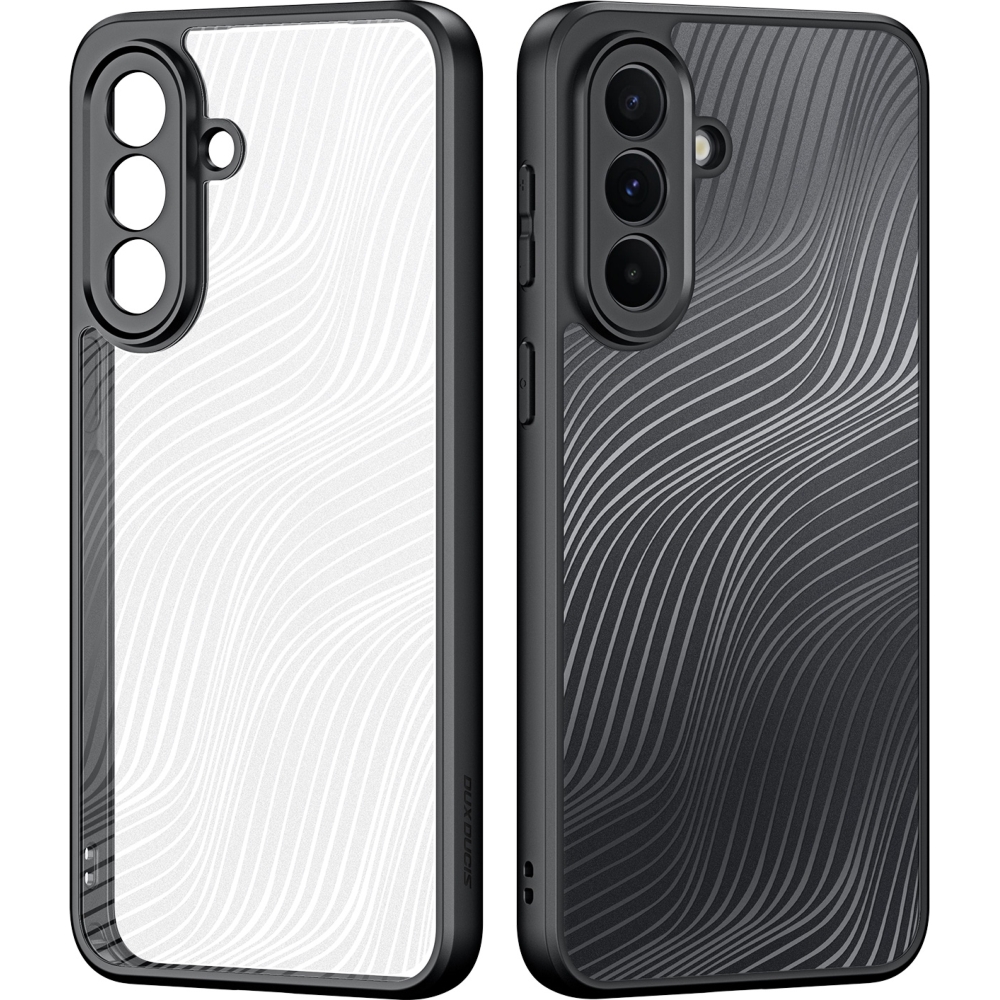 Etui ochronne Dux Ducis AIMO do Galaxy A37, przezroczyste z czarną ramką