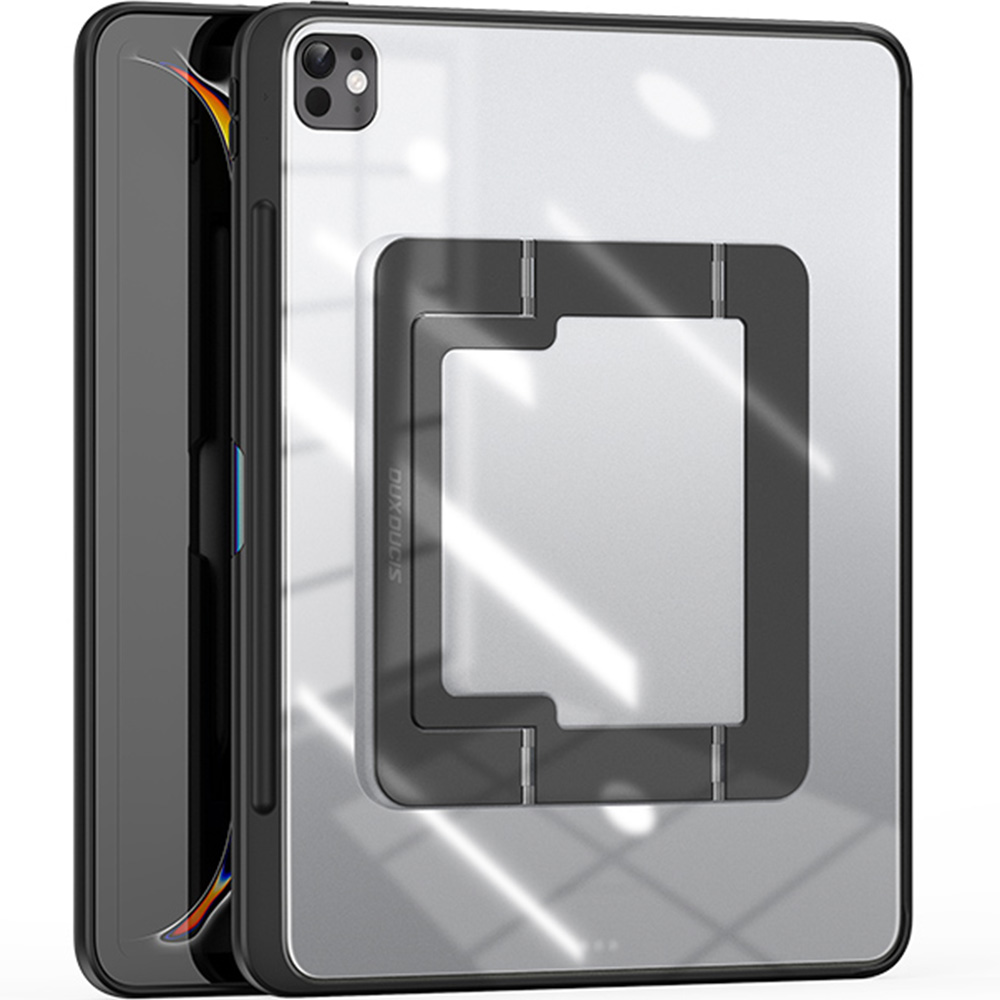 Etui z podstawką Dux Ducis Axis do iPad Pro 13" 2025 / 2024, przezroczysto-czarne