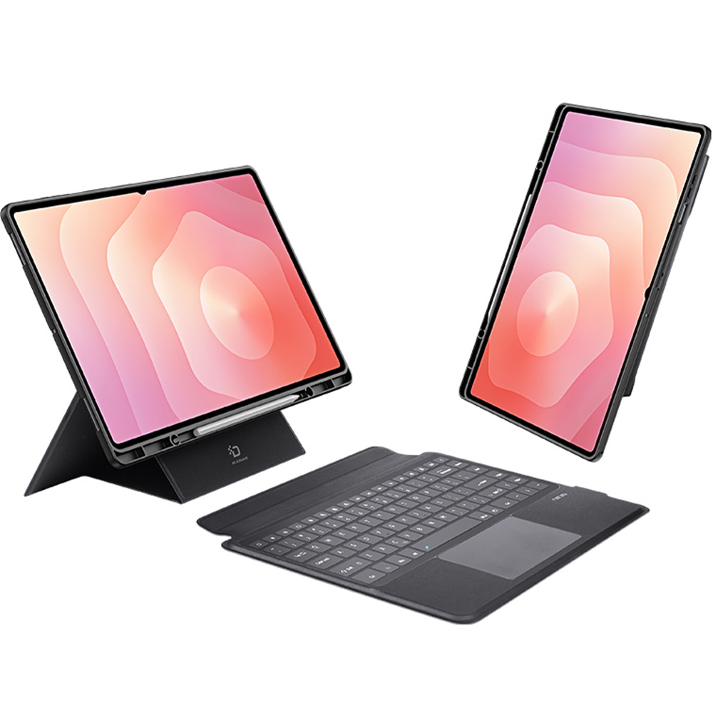 Etui z klawiaturą Bluetooth Dux Ducis (DK Series) do Galaxy Tab S11 Ultra, czarne