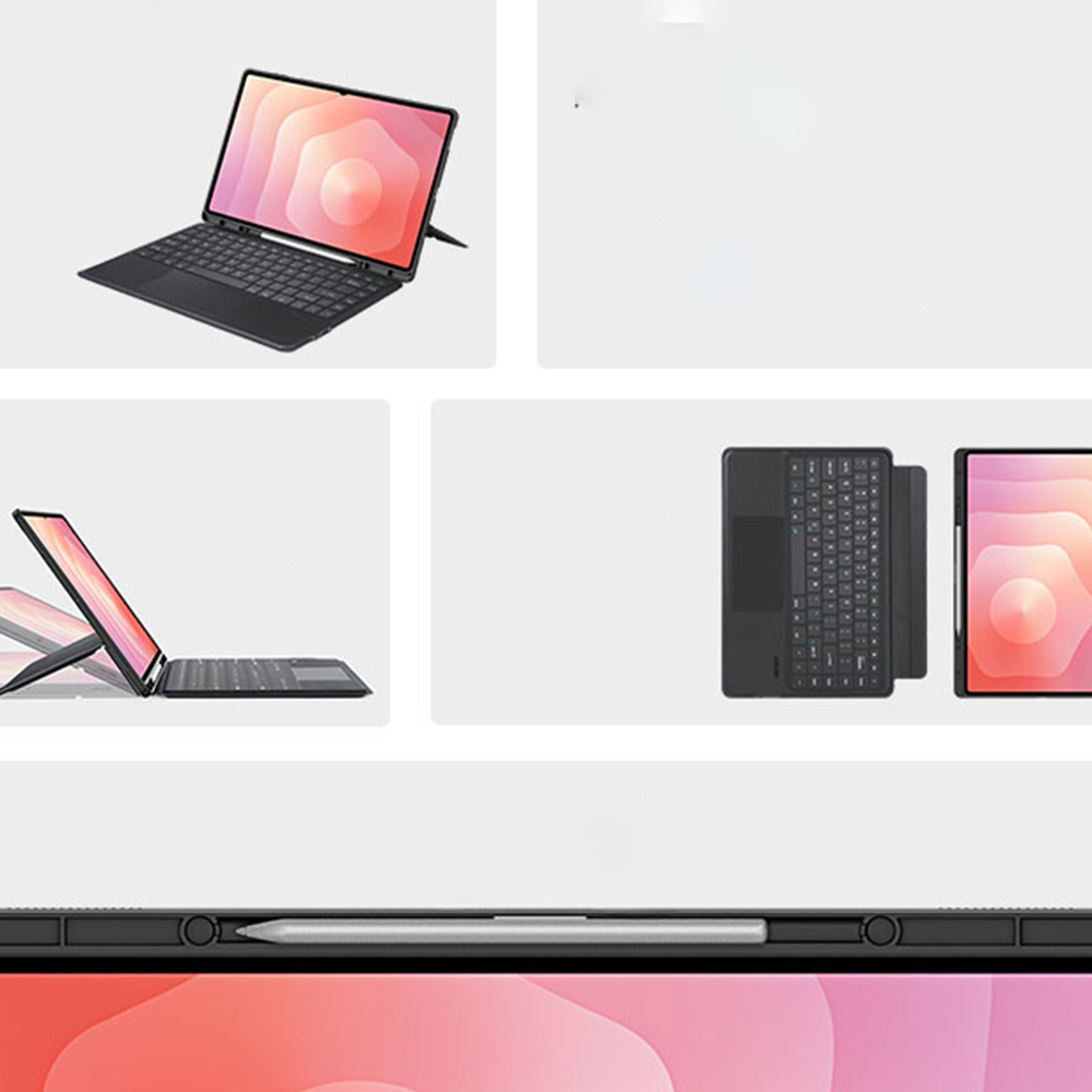 Etui z klawiaturą Bluetooth Dux Ducis (DK Series) do Galaxy Tab S11 Ultra, czarne