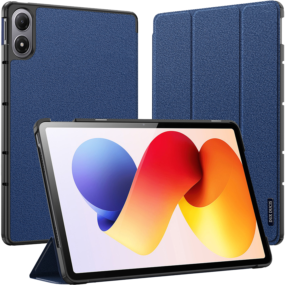 Etui z klapką Dux Ducis Domo do Xiaomi Poco Pad, Redmi Pad Pro / 2 Pro, niebieskie