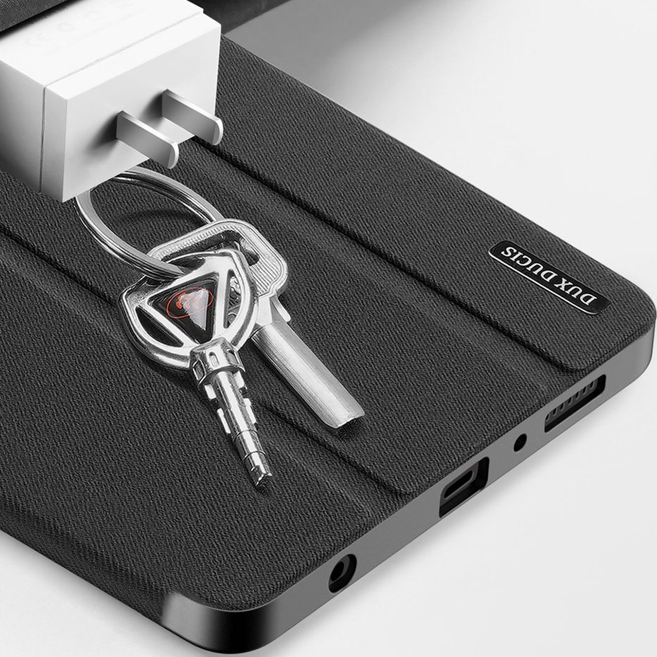 Etui z klapką Dux Ducis Domo do Galaxy Tab A11 / Tab A9, czarne